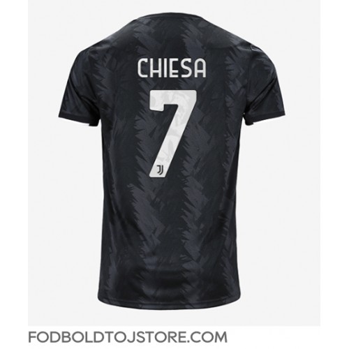 Juventus Federico Chiesa #7 Udebanetrøje 2022-23 Kortærmet